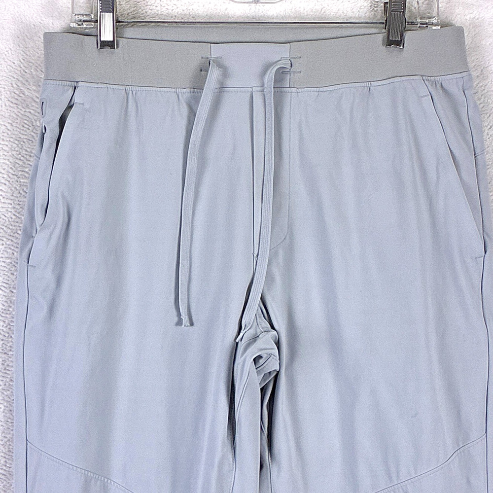 Ten Thousand Interval Joggers Pants Mens M Gray Nylon Workout Preppy Gym Stretch - Picture 2 of 12